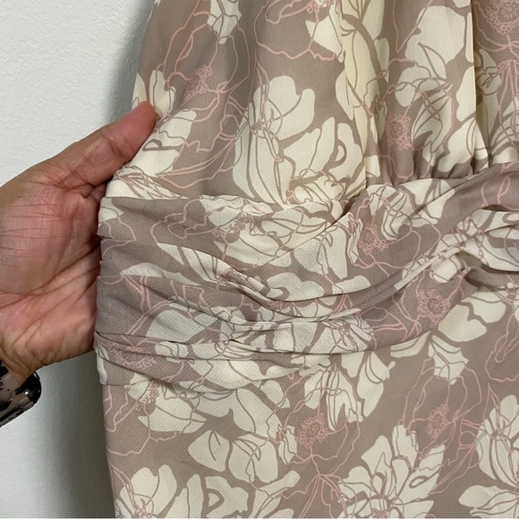 Lane Bryant Sleeveless MIDI Floral print Dress Size 26 - Picture 4 of 12